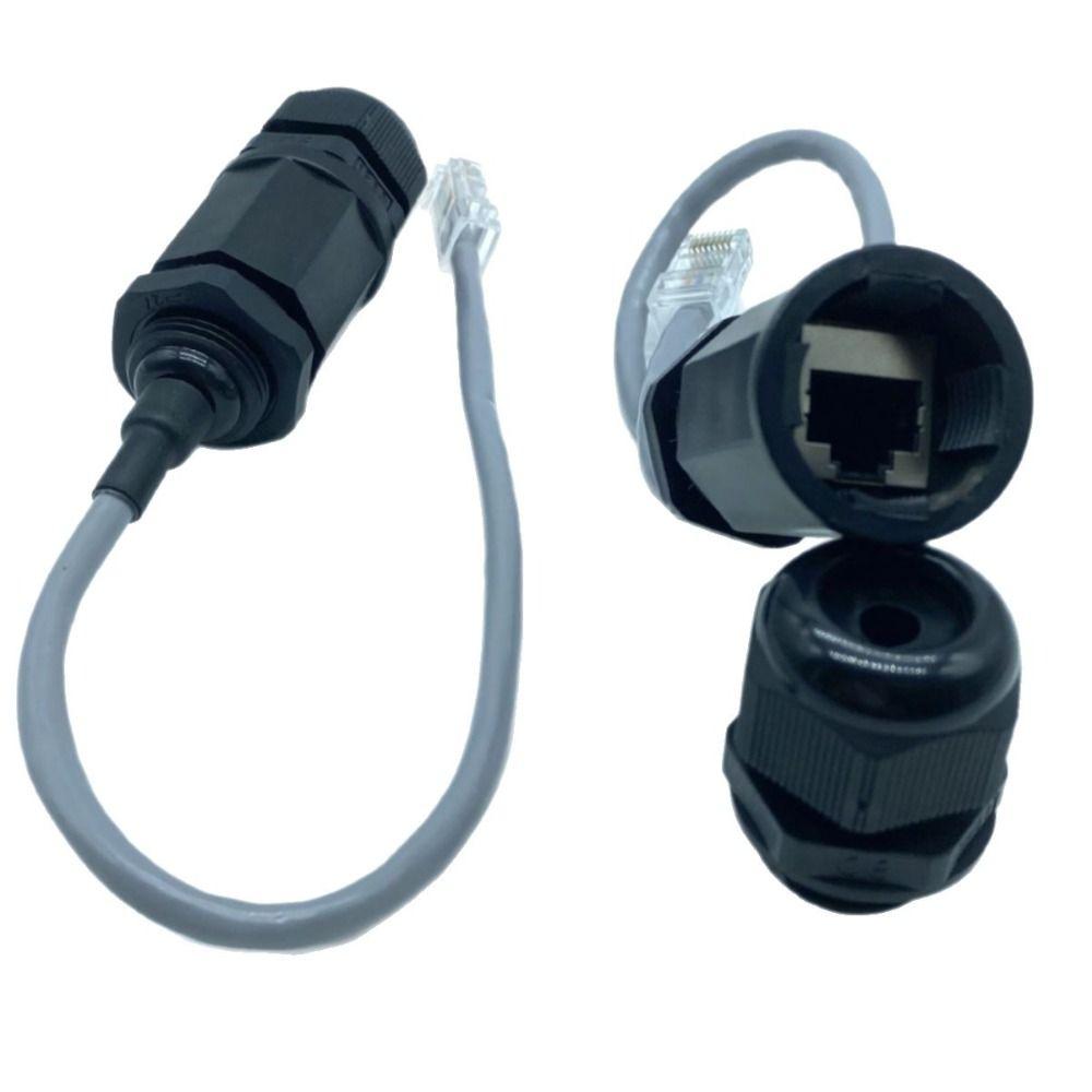 Waterproof RJ45 Connector Male To Female M20 Panel Mount Adapter Universal Ethernet LAN Cable Outdoor Network Equipment