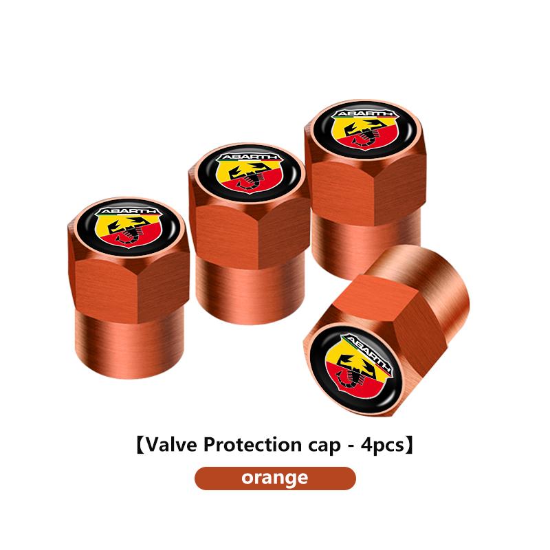4pcs Aluminum Dustproof Protection Cap Car Wheel Tire Valve For Abarth Stilo Ducato Palio Bravo Linea Doblo 500 Grande Tipo