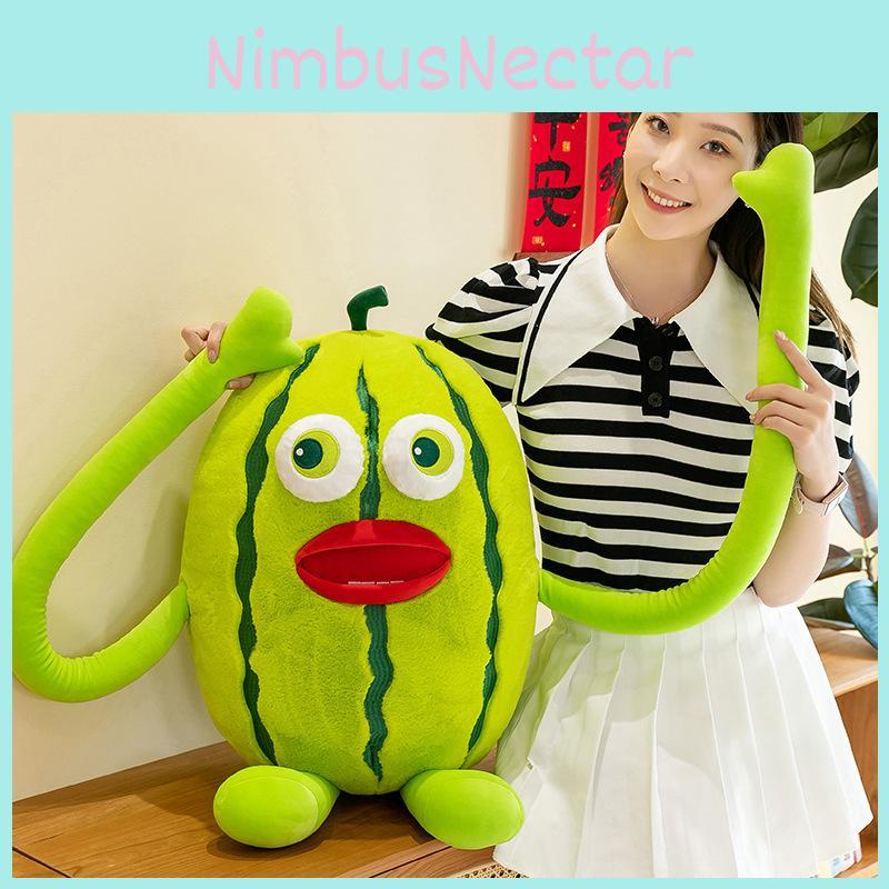 Watermelon Ugly Plush Toy Stuffed Fruit Doll Kids Collectors Gift Decoration