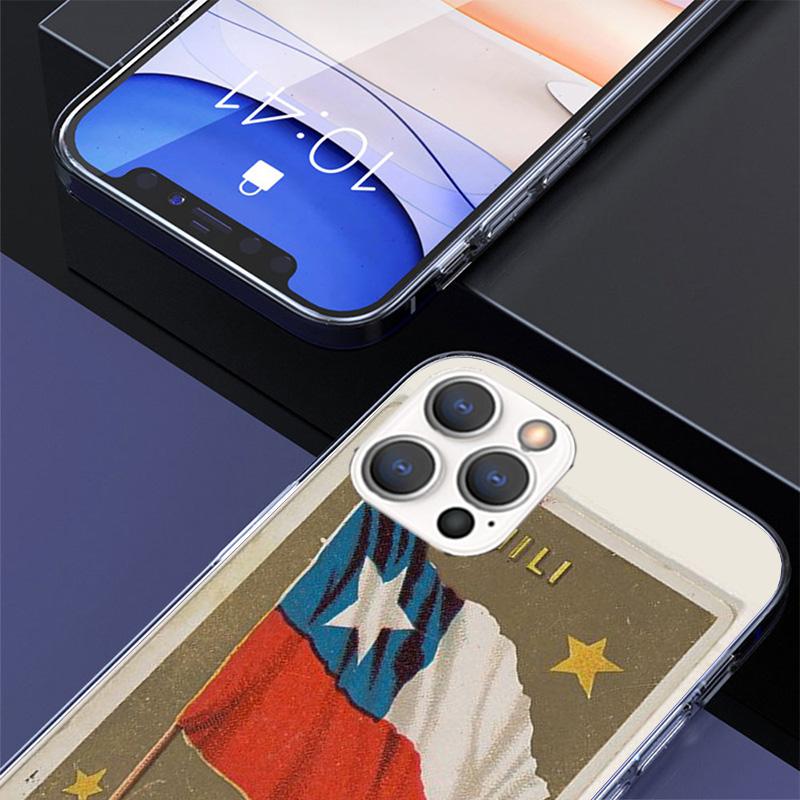 Chile Flag Phone Case For iPhone 17 Air 16 15 Pro Max 14 Plus 13 Mini 12 11 Cover 7 8 SE Silicone Shell Print Fundas 17 Air 16 1