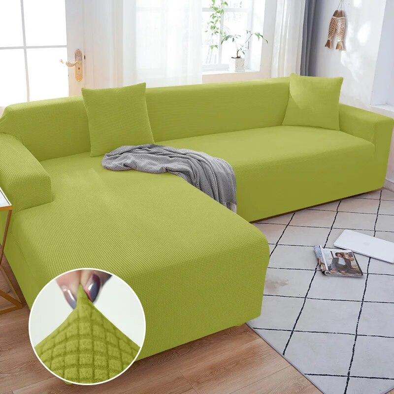 1/2/3/4-seater Stretch Sofa Slipcover Elastic Polar Fleece Sofa Covers for Living Room Funda Sofa Chair Couch Cover Home Decor