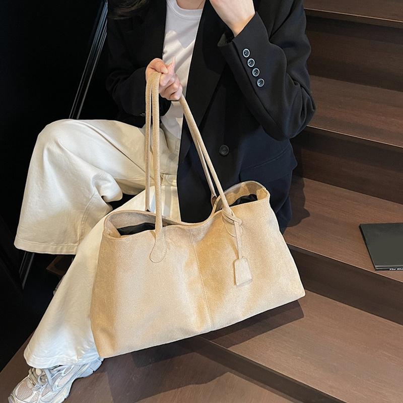 Yogodlns Women Vintage Tote Bag Solid Color Shoulder Bag Large Capacity Handbag Commute Satchel Bag for Work Travel Shopping