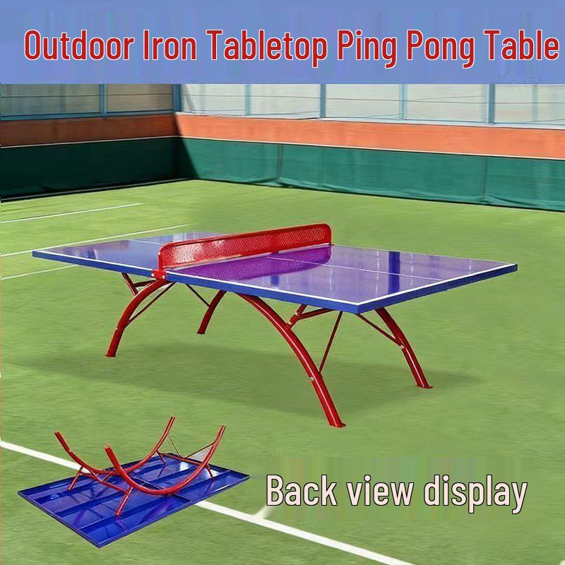 2026 Professional Outdoor Table Tennis Table - Moisture & Rust-Proof, Standard Thickened Design