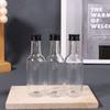 6 stk 50 ml Mini Klare PET Påfyllbare Vinflasker Små Flasker For Fest Bryllup Likørflasker Med Lekkasjesikkert Skrulokk