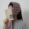 Women's Winter Striped Color Block Long Earmuffs