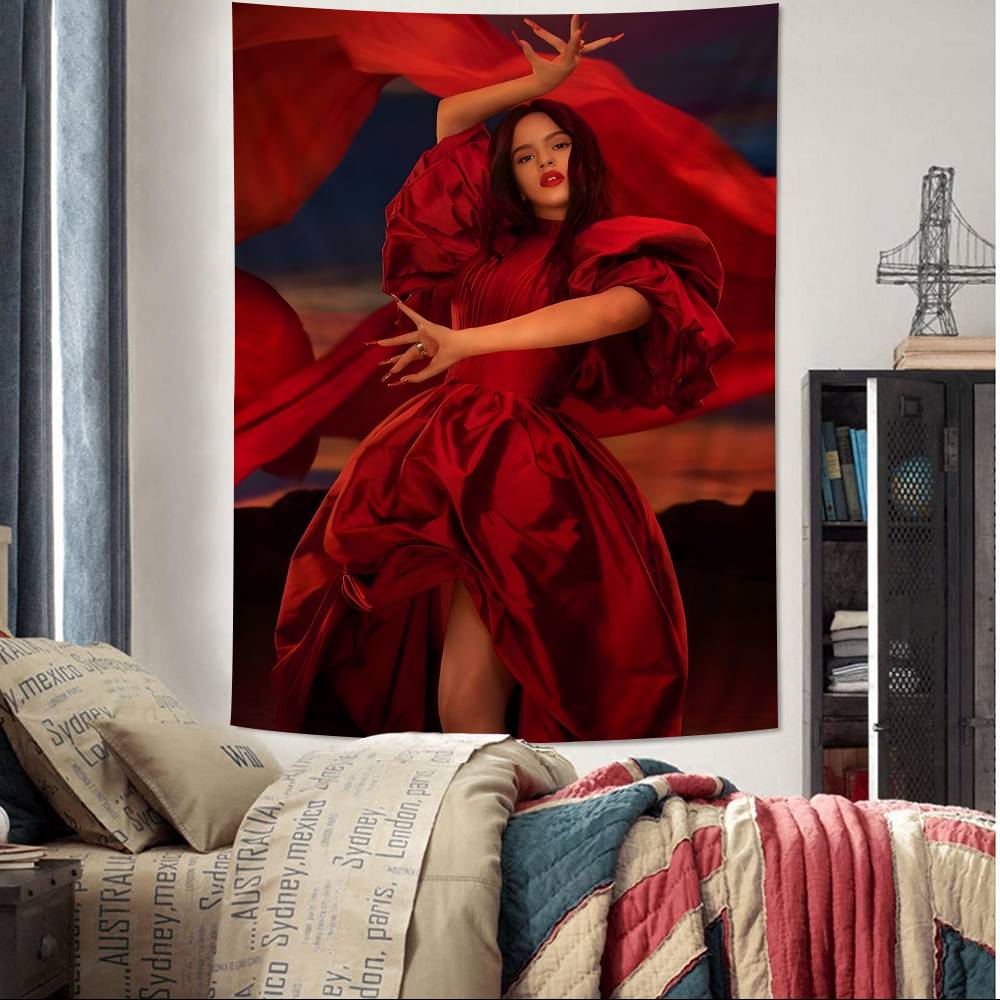 

Singer Rrosalia Colorful Tapestry Wall Hanging Hanging Tarot Hippie Wall Rugs Dorm Wall Art Decor 74x94cm(29x37in)
