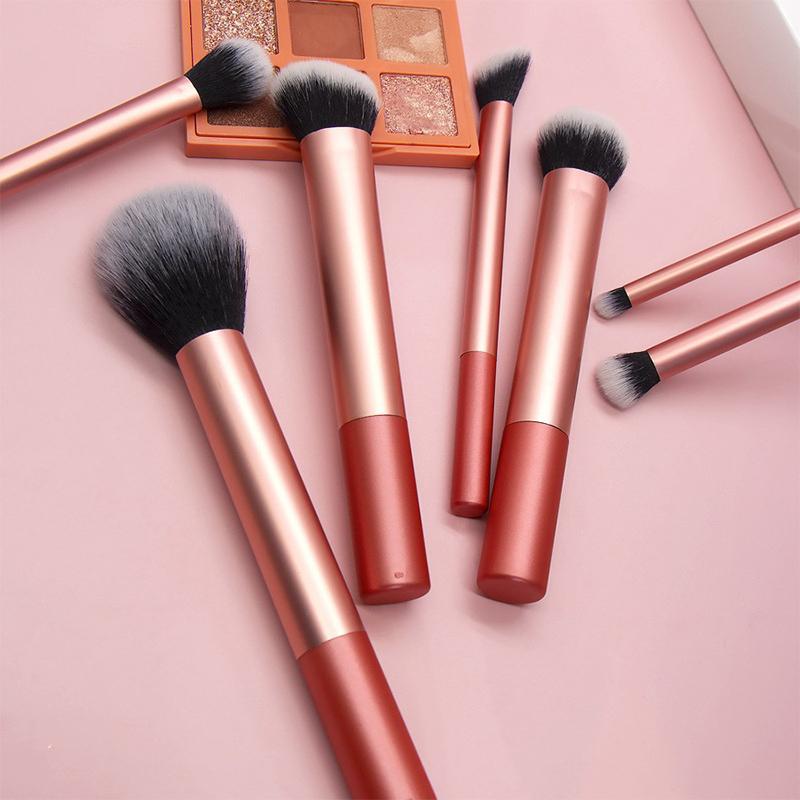 6/7/8/12 szt. Profesjonalny zestaw pędzli do makijażu Cień do powiek Róż Puder sypki Korektor Pędzel do makijażu Rozmiar podróżny Miękkie Włosie Syntetyczne Premium