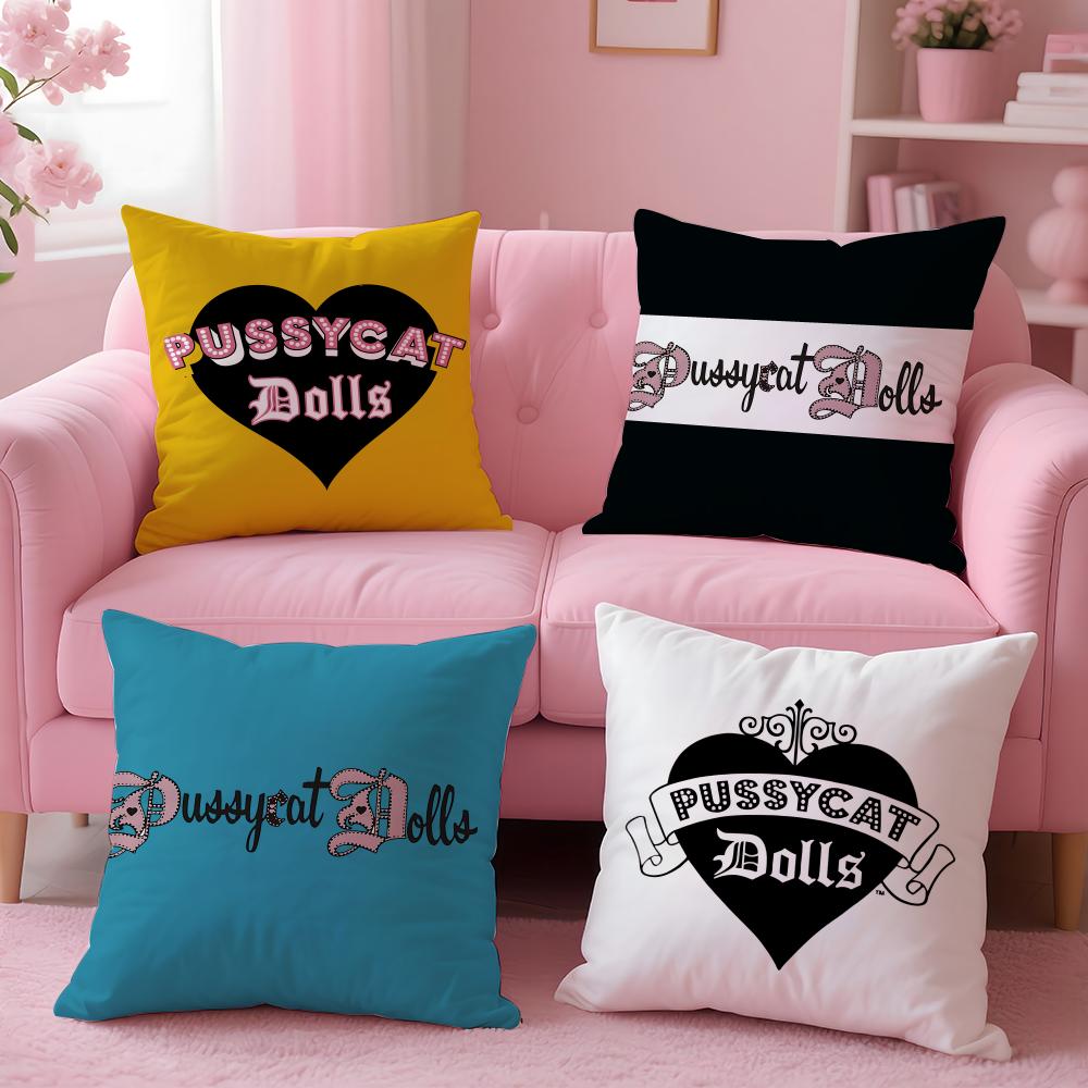 Band - Pussycat Dolls Cushion Cover Cushion Cover Set 4Pcs 50X50 45X45 40X40 Pillowcase Decorative Sofa Home Decor