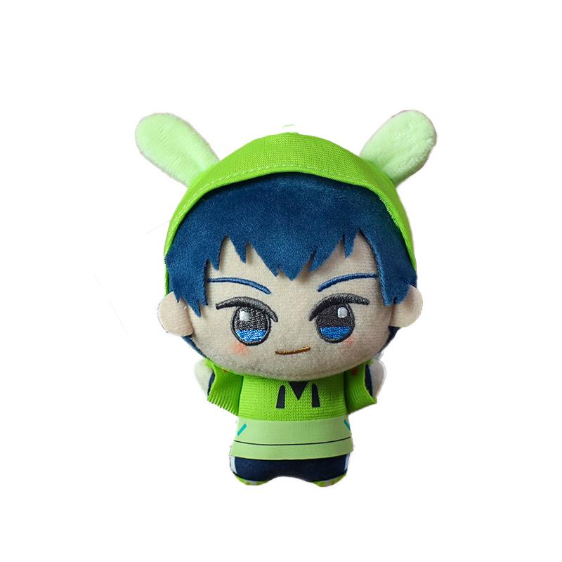 Mini Blauwe Lock Pluche Knuffel Kawaii Anime Merchandise Pluche Speelgoed Fan Verzamelingen Prachtige Katoenen Pop Ornament Vakantiecadeau Voor Kind 12cm