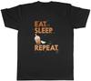 Bubble Tea T-Shirt Mens Eat Sleep Bubble Tea Repeat Unisex Tee Gift