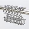 Shower Curtain Hooks Rustproof Curtain Rings Stainless Steel Curtain Hooks Roller Glide Shower Hook Ring for Window Shower Rods