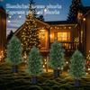 3FT Real Cedar Topiary Trees For Front Porch Decor, Artificial Shrubs Faux Plants
