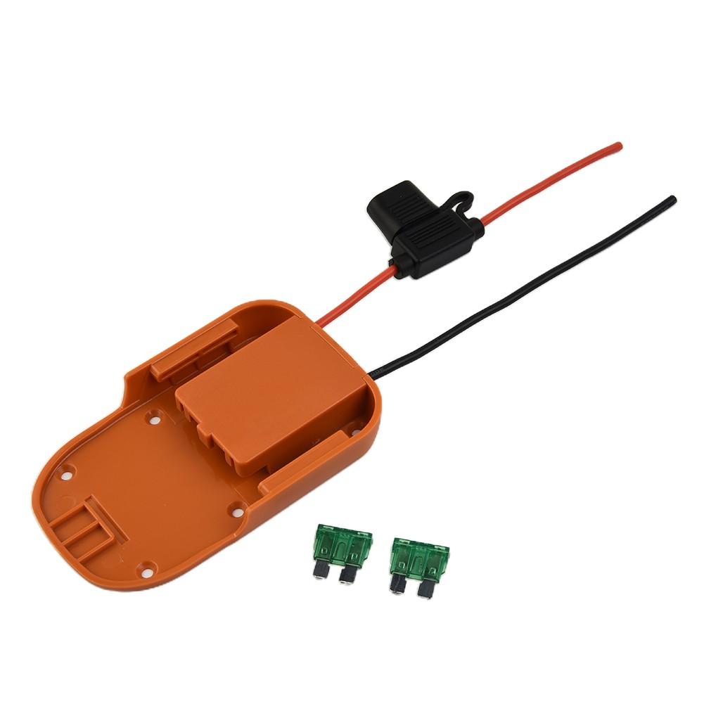 DIY Electric Wheel Adapter Fuse 14AWG Wire Holder AEG 18V Battery Adapter