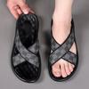 Slippers Men 2024 Summer Checkered Beach Sandals Outdoor Walking Slides for Man Comfortable Daily Men's Casual Shoes Sandals