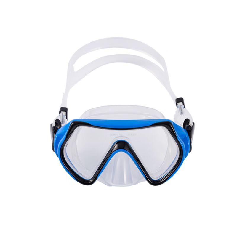 YBLKJ Kids Tempered Glass Snorkel Mask