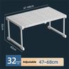 Expandable Cabinet Storage Rack Stackable Telescopic Sink Holder  Bathroom Accessories