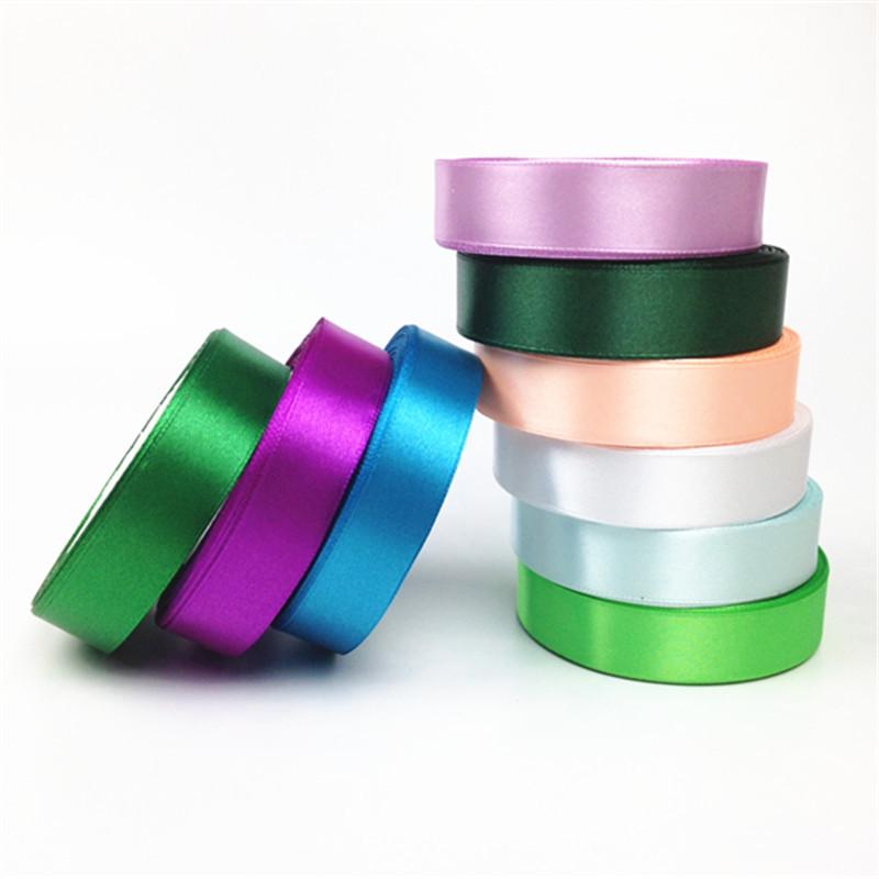 2cm Satin Silk Ribbon for Gift Packaging, Cake Decoration, and Weddings
