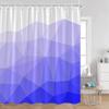 Abstract Geometric Shower Curtain Gradient Colorful Pattern Fashion Bathroom Decorations Modern Polyester Fabric Bath Curtains