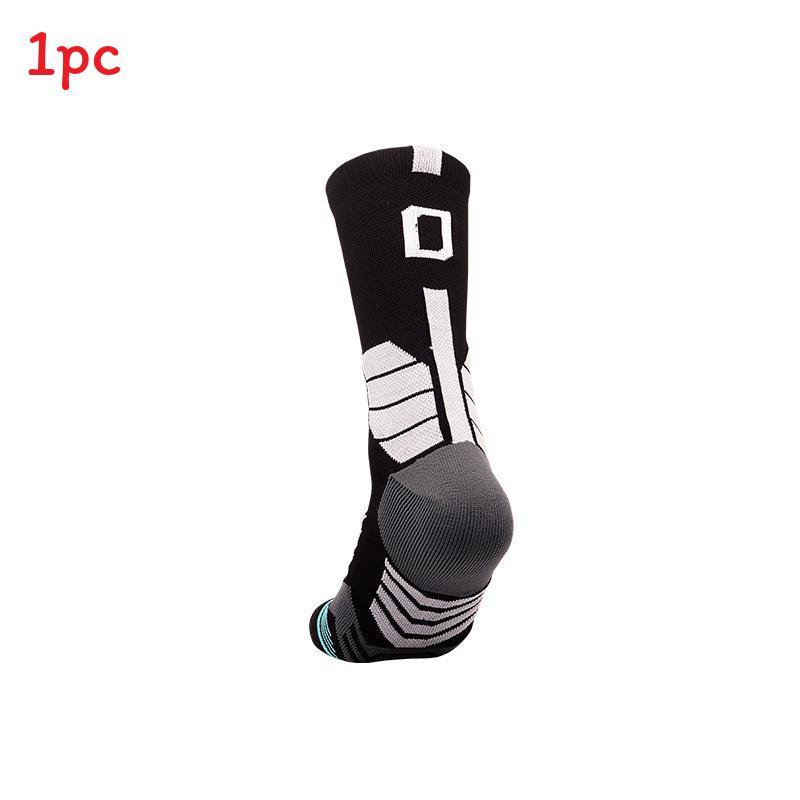 Basketballsocken für Erwachsene aus atmungsaktivem Nylonmaterial für sportliche Leistung und Feuchtigkeitstransport