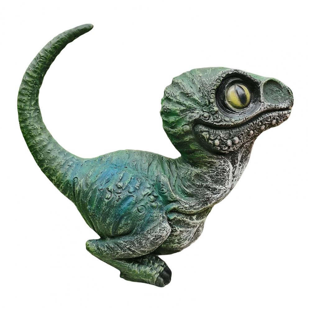 Realistic Dinosaur Figurine Resin Dinosaur Statue Weather-Resistant Outdoor Dinosaur Statue Decoration Home Sculpture Ornament