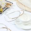 Accessories Ornament Women Crystal Rhinestone Haiband Wedding Party Pearl Wave Headband Hair Hoop