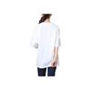 Nike Letter Print Fitted Crew Neck Short Sleeve T-Shirt Women Tops White DX7923-100