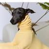 Galgo italiano Whippet outono e inverno gola alta roupas para cães dupla face veludo casaco de quatro patas branco