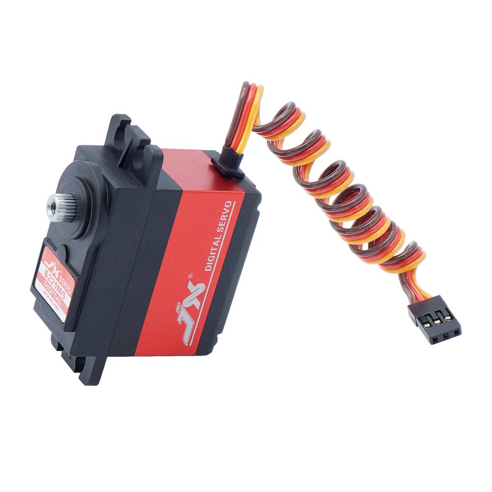 JX PDI-6221MG 20KG Large Torque Digital Standard Servo 360 Degree CW