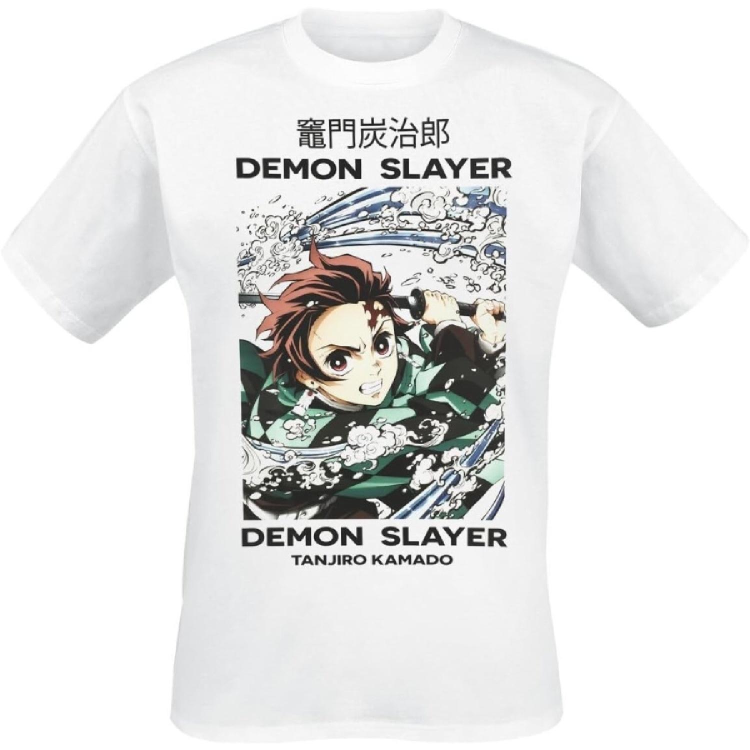 Demon Slayer Unisex Adult Tanjiro Kamado T-Shirt S