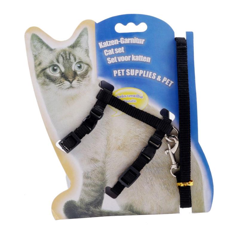 H-Shaped Cat Harness and Leash Set for Walking