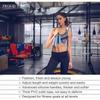 Weighted Jump Rope Workout - 1LB Professional Jump Rope with Adjustable Length, Silicone Comfort Grip, Heavy Duty Skipping Rope for Adult Fitness Wome