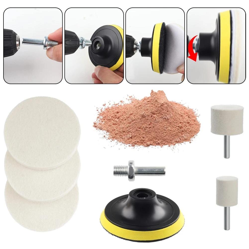 2024 New Car Windshield Scratch Remover Cerium Oxide Powder Polishing Kit For Polishing Scratches/Scratches/Surface Scratches
