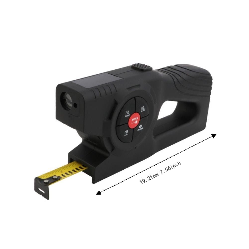 Retractable Digital Tape Measure Rechargeable Laser Rangefinder Laser Tape Measure  Construction