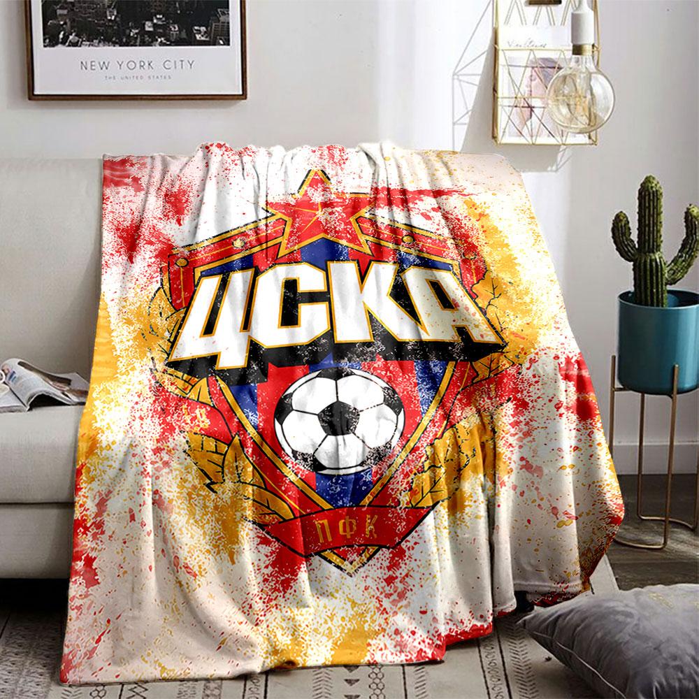 CSKA Football Club Logo Blanket for all seasons blanket lunch break throw gift
