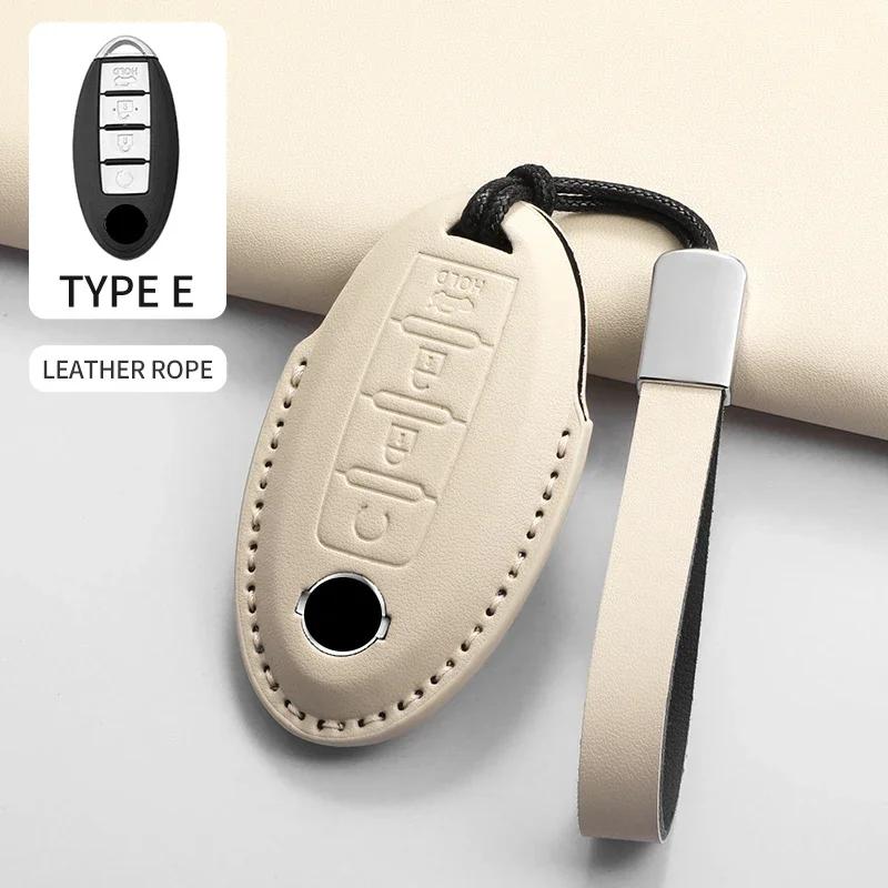 Autoschlüsselhülle Abdeckung Schale Fob für Nissan J11 J10 Versa Maxima Altima Rogue Sentra Murano Trail für Infiniti FX35 QX60 Autoschlüsselanhänger