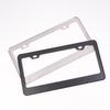 1 Set American Auto Accessory Universal Stainless Steel License Plate Frame Black Bracket Number Plate TAG Cover For Front Rear