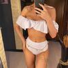 Sexy Ruffled Off Shoulder Female Swimsuit High Waist Bikini Women Swimwear Two-pieces Bikini Set Bather Bathing Suit Swim