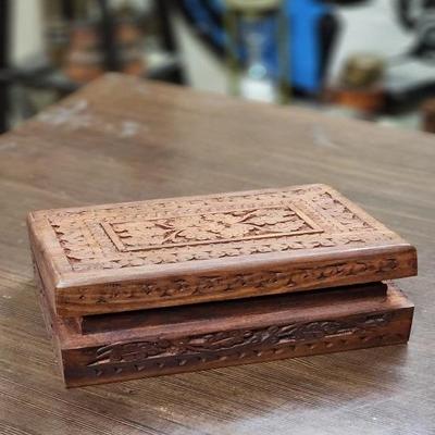 Wood Handmade Wood Jewellery Box Beautiful Gift for Christmas New Year Gift, Wedding Gift
