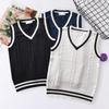Baumwolle Herbst/Winter Pullover Schuluniform Weste Studenten Schuluniform Junge Pullover Weste Pullover Weste Männer
