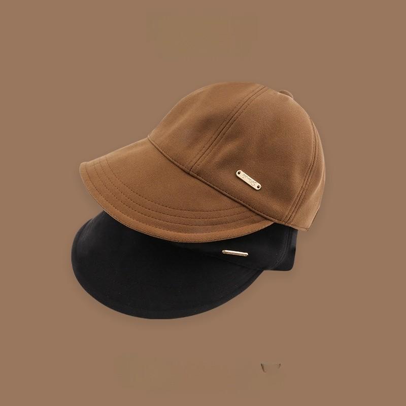 Spring Seasonal Wool Hat For Women With Overlarge Head Circumference And Sunproof Style
