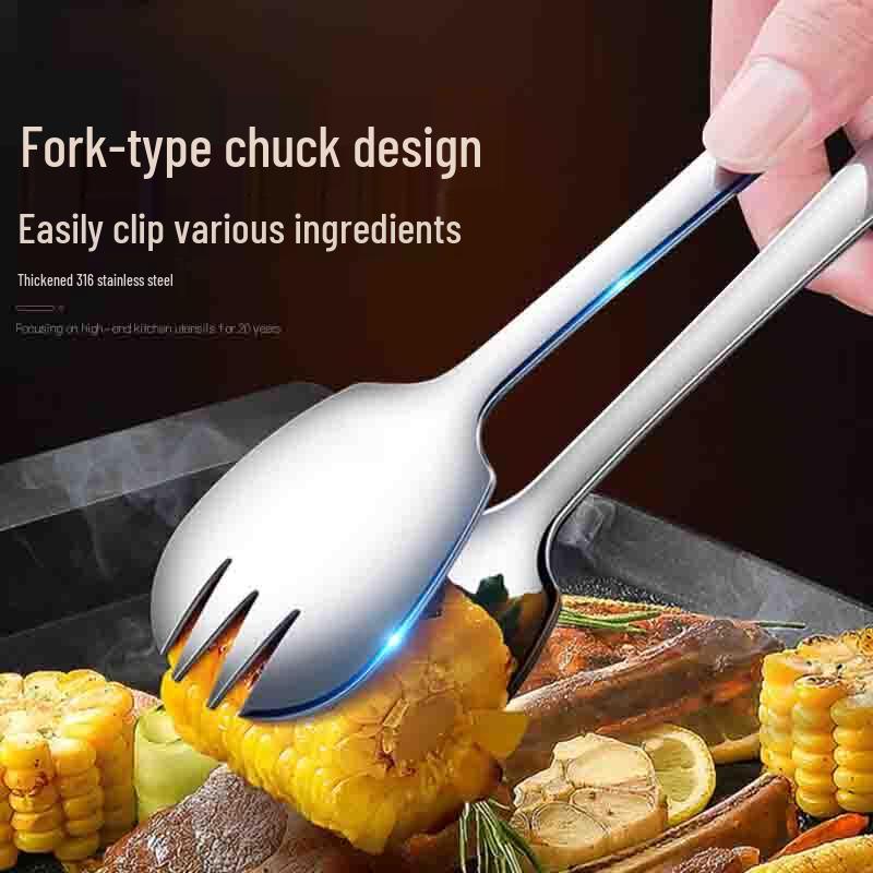 LiHou 316 Stainless Steel Food Tong