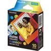 FUJIFILM Square Format Film Instax SQUARE Rainbow Frame 10 Pieces INS SQ RAINBOW WW1