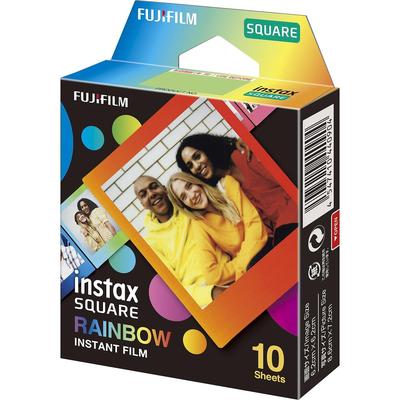 Fujifilm Square Format Film Instax SQUARE Rainbow Frame 10 Pieces INS SQ RAINBOW WW1
