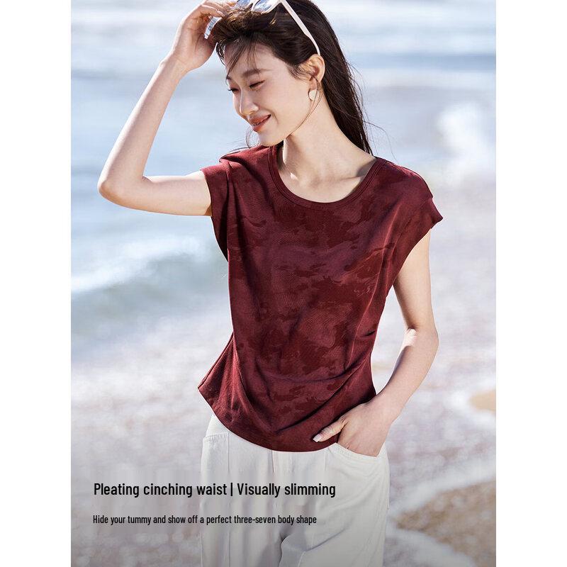 Mohanyimei 2026 Summer Tie-Dye Short Sleeve T-Shirt