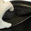 CELINE business bag pouch Macadam leather Clutch bag black leather Used