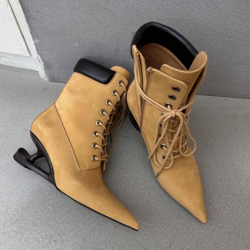 Niche Shoes, Pointed-toe Lace-up High Heels