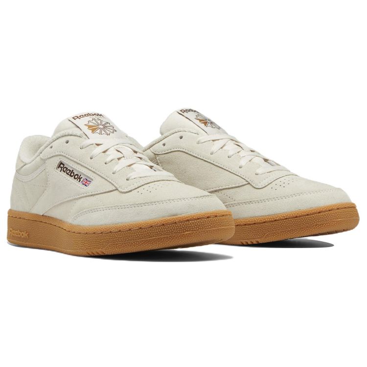 Reebok Club C 85 Stucco Gum Unisex Sneakers Grey Brush-Brown GX1703