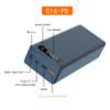 C16N Odnímateľný QC3.0 PD LCD displej Urob si sám 16x18650 puzdro na batériu Puzdro na batériu Power Bank Shell 5W/10W bezdrôtový nabíjací box bez batérie