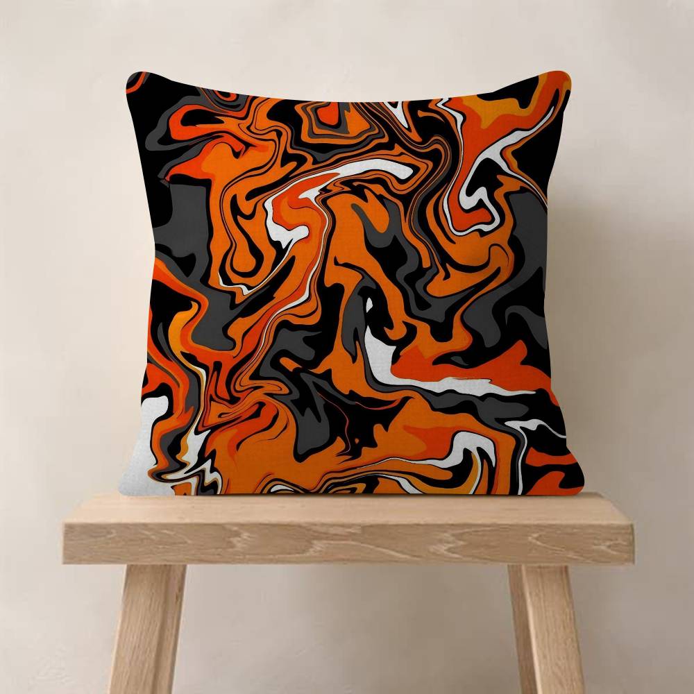 Strata Liquid Game Use Personalized Picture Text Home Decorative Pillows Household Gifts 45x45cm
