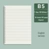 Creative Transparent Spiral Notebook - A6, A5, B5 Grid, Lined, Blank, Cornell Layouts